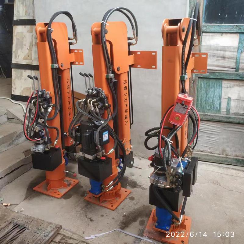 兰屿乡重汽蓝牌随车吊 3.2吨 国六动力强 液压驱动 农用自卸起重机